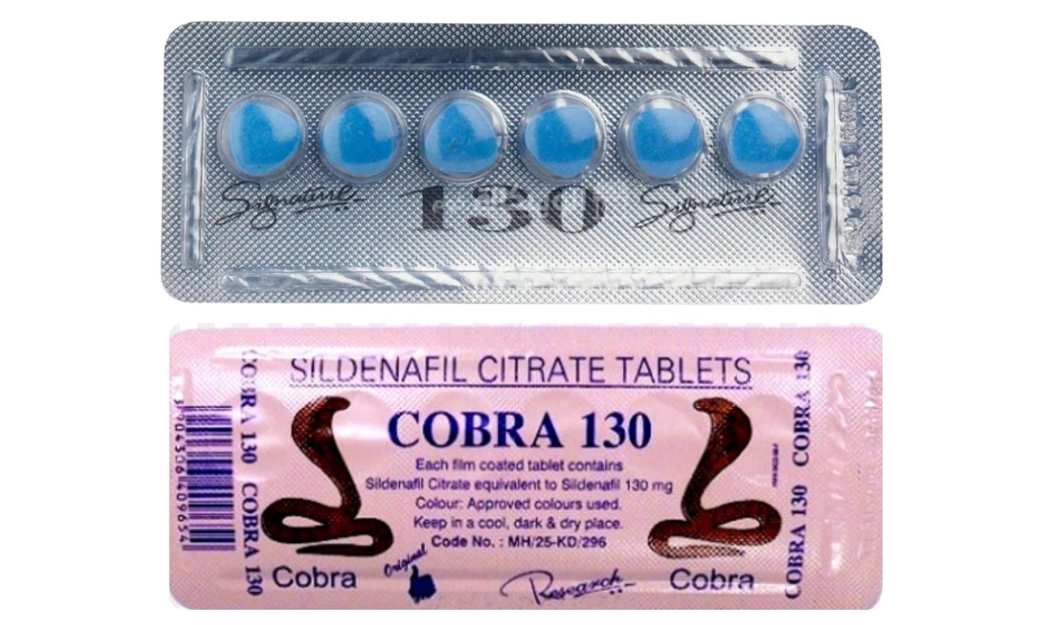 Cobra 130 Mg Mavi Tablet